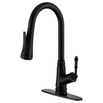ELLO&ALLO Single Handle Pull Out Kitchen Sink Faucet