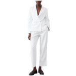 Banana Republic Factory Women's Tapered Linen-Blend Pull-On Pant