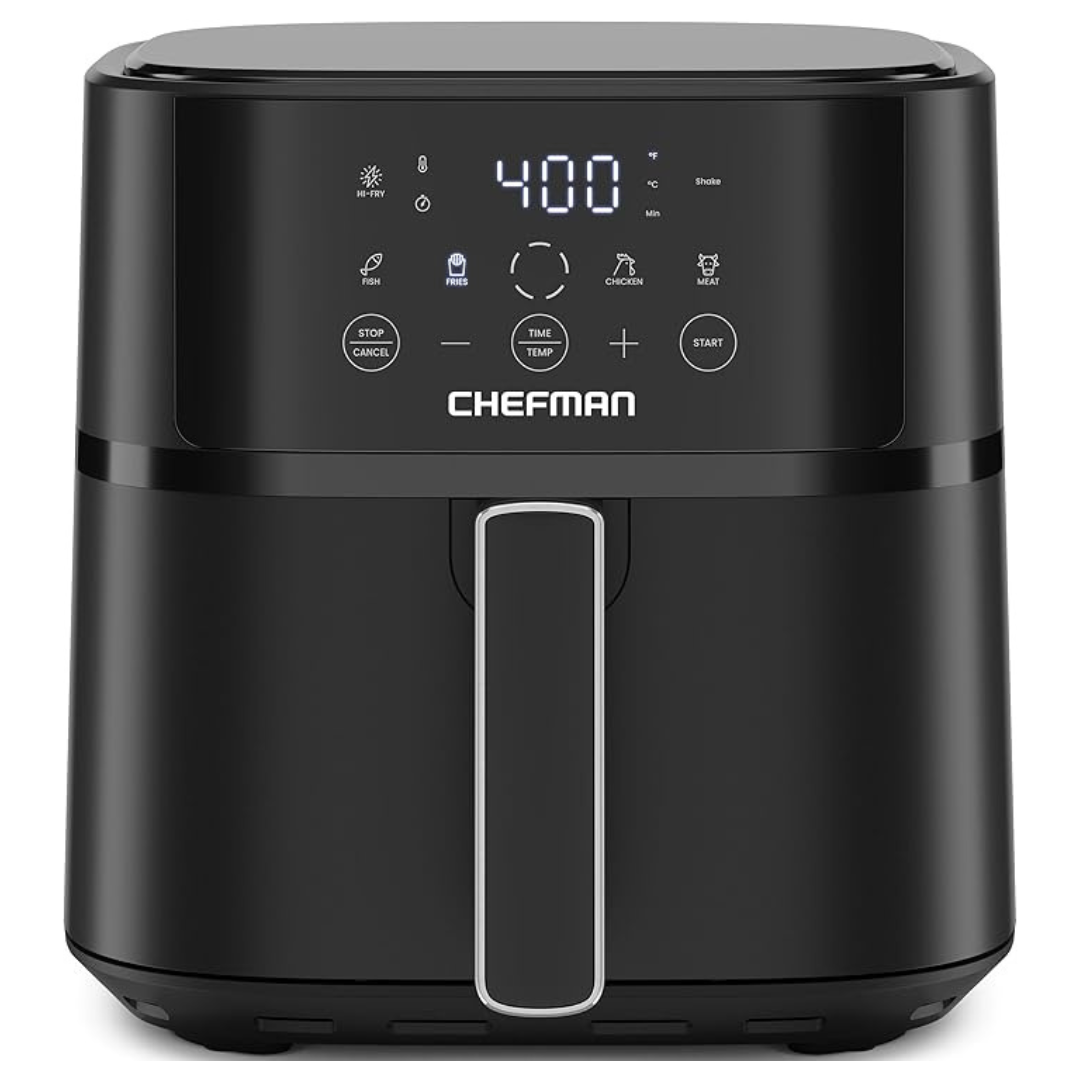 Chefman 6Qt Compact Air Fryer With 4 Presets