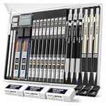 35-Piece Art Mechanical Graphite Pencil Set