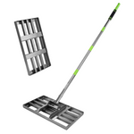 Workpro Heavy Duty Lawn Leveling Rake With Adjustable Handle