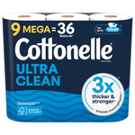 18-Pack of 284-Sheets Cottonelle Toilet Paper Mega Rolls (Ultra Clean)
