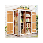 WhizMax Outdoor 65.7'' Garden Tool Storage Shed Cabinet