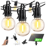 100ft G40 Globe Outdoor String Light Bulbs