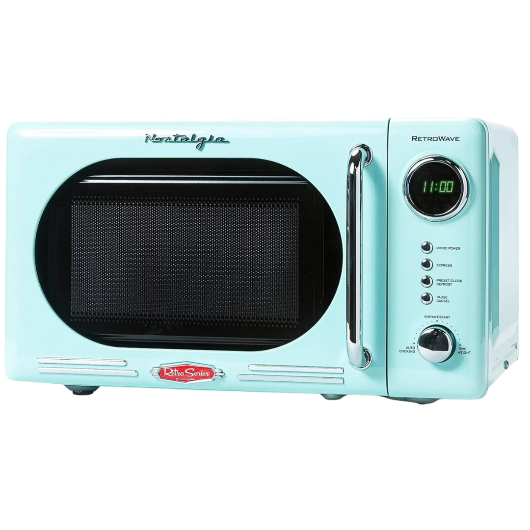 0.7 Cu. Ft. Nostalgia 700-Watts Retro Compact Countertop Microwave Oven