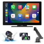 9" Portable Apple CarPlay Screen with Bluetooth