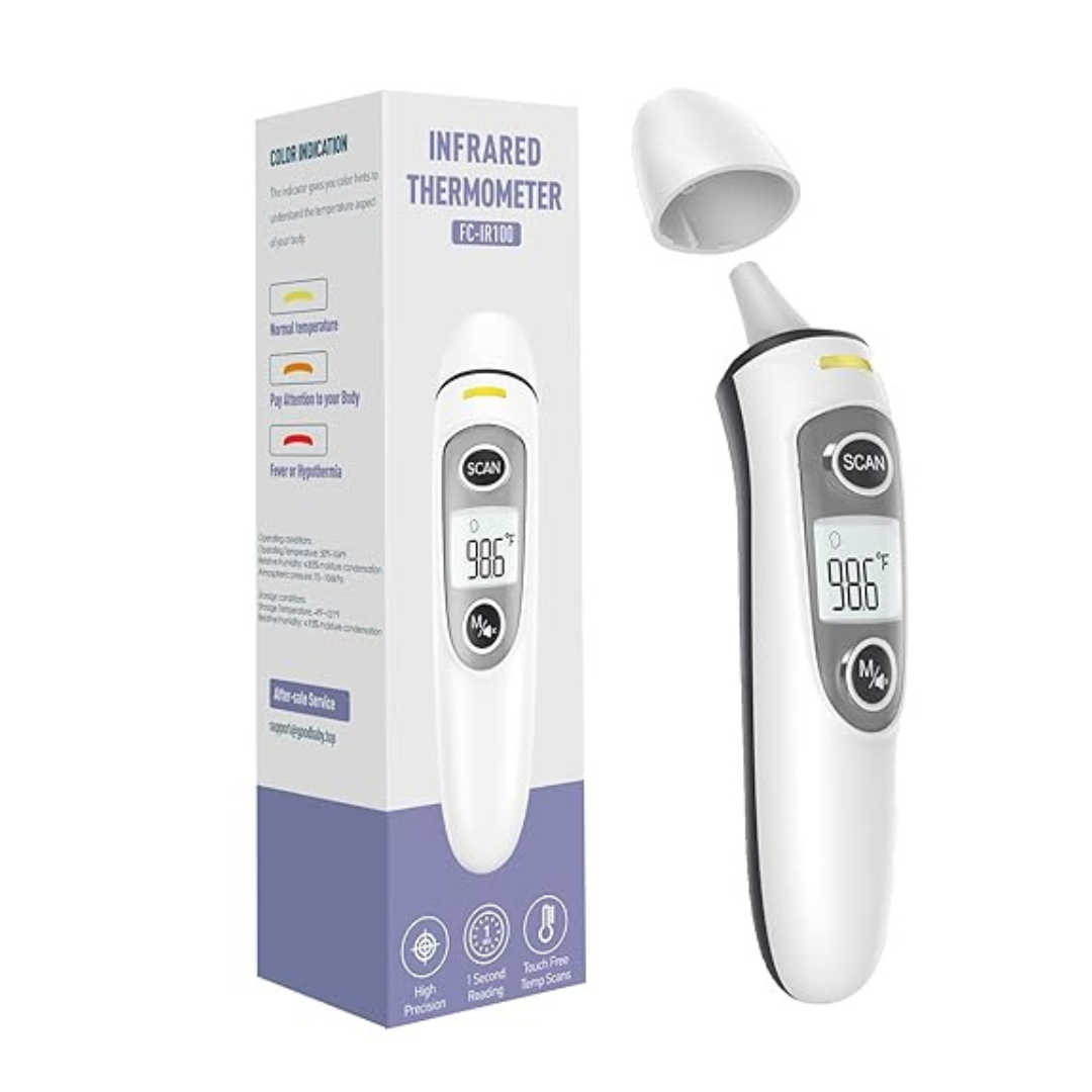 2-in-1 Digital Ear and Forehead Thermometer (2 Color)