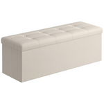 Songmics Mazie Collection 43" Folding Storage Ottoman Bench