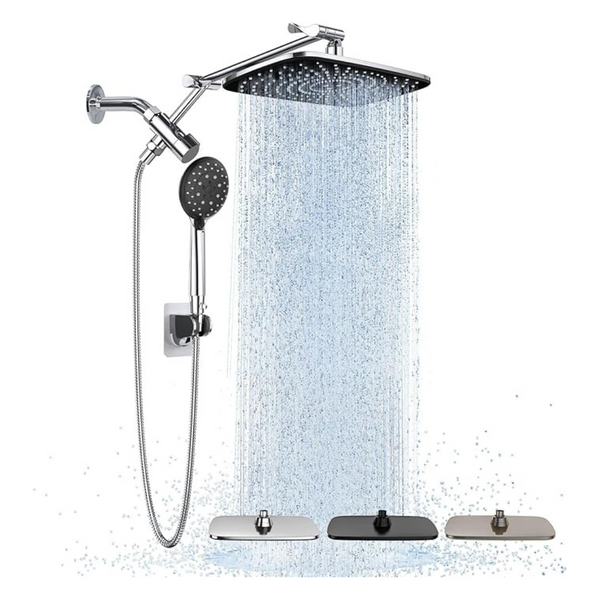 Veken 11.8" High Pressure Rain Shower Head Combo