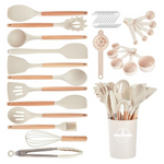 34-Piece Non-Stick Silicone Cooking Utensils Set (Various)
