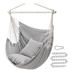 Songmics 500 lb Capacity Hammock Chair with Cushions