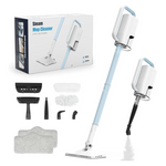 6-In-1 Rotated Steam Mop Cleaner With 2 Modes (Light Blue)