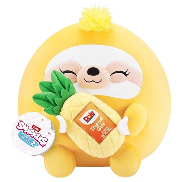 Snackles Series 2 Sloth & Dole 8" Ultra Soft Plush Toys (Various)