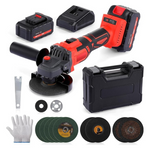 Geevorks 9000RPM Cordless Angle Grinder With 2x4.0Ah Batteries