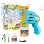 2 Pack Automatic Bubble Gun For Kids