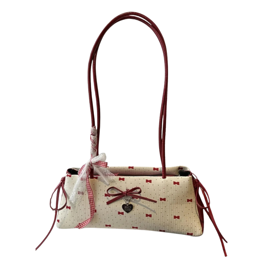 Truedames Women's Bow Print Shoulder Bag