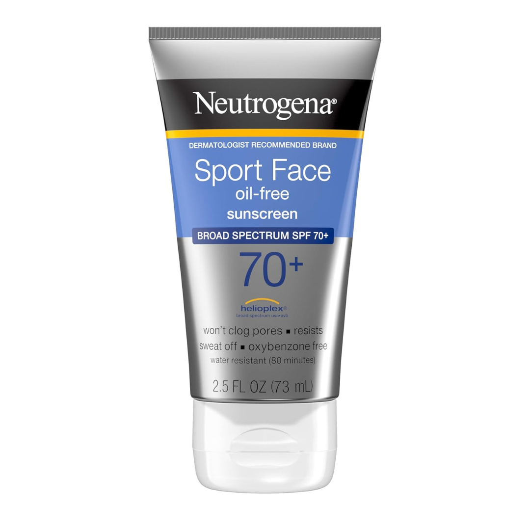 2.5 Oz Neutrogena Sport Face SPF 70+ Facial Sunscreen Lotion