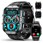 Oukitel Men's Waterproof BT20 Military 1.96'' Fitness Smart Watches