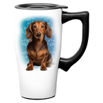 Spoontiques Double Walled Ceramic Travel Coffee Mug