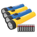 4-Pack Eveready Bright LED Flashlights With AA Batteries