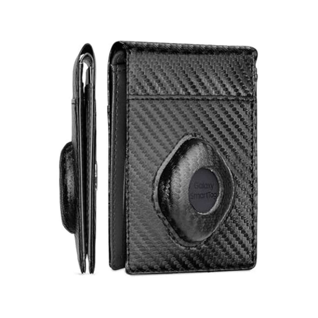 Alpha Pair Men's RFID Leather Wallet With Smart Tag Holder