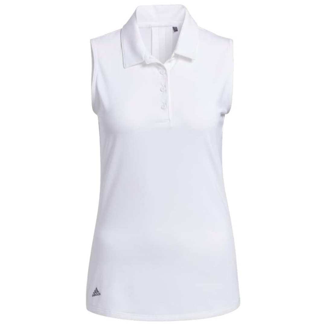 adidas Women's Ultimate365 Solid Sleeveless Polo Shirt