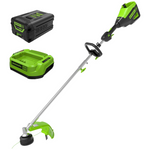 Greenworks 60V 16" Brushless Cordless String Trimmer W/4Ah Battery & Charger