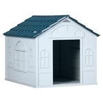 PawHut Water Resistant Plastic Dog House With Door