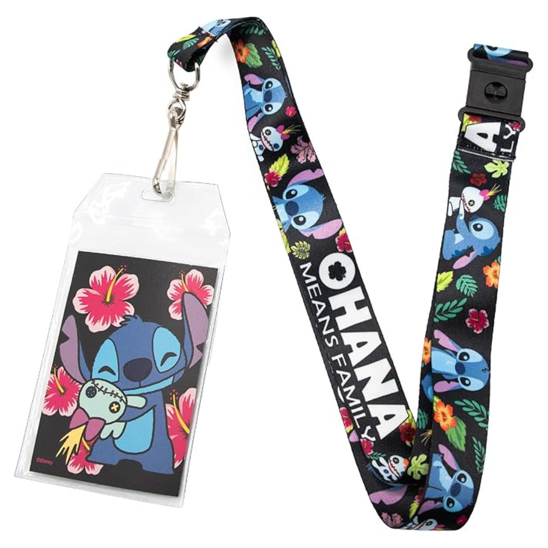 Disney Lilo Stitch & Scrump Lanyard