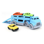 4-Piece Green Toys Kids Car Carrier Vehicle Set