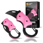 1.34" Box Cutter Pink Keychain Pocket Knife