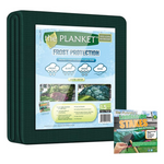 Planket 10 ft x 20 ft Plant Frost Protection Cover Kit