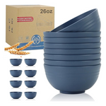 8-Piece Wheat Straw Cereal Bowl Set (26 oz)