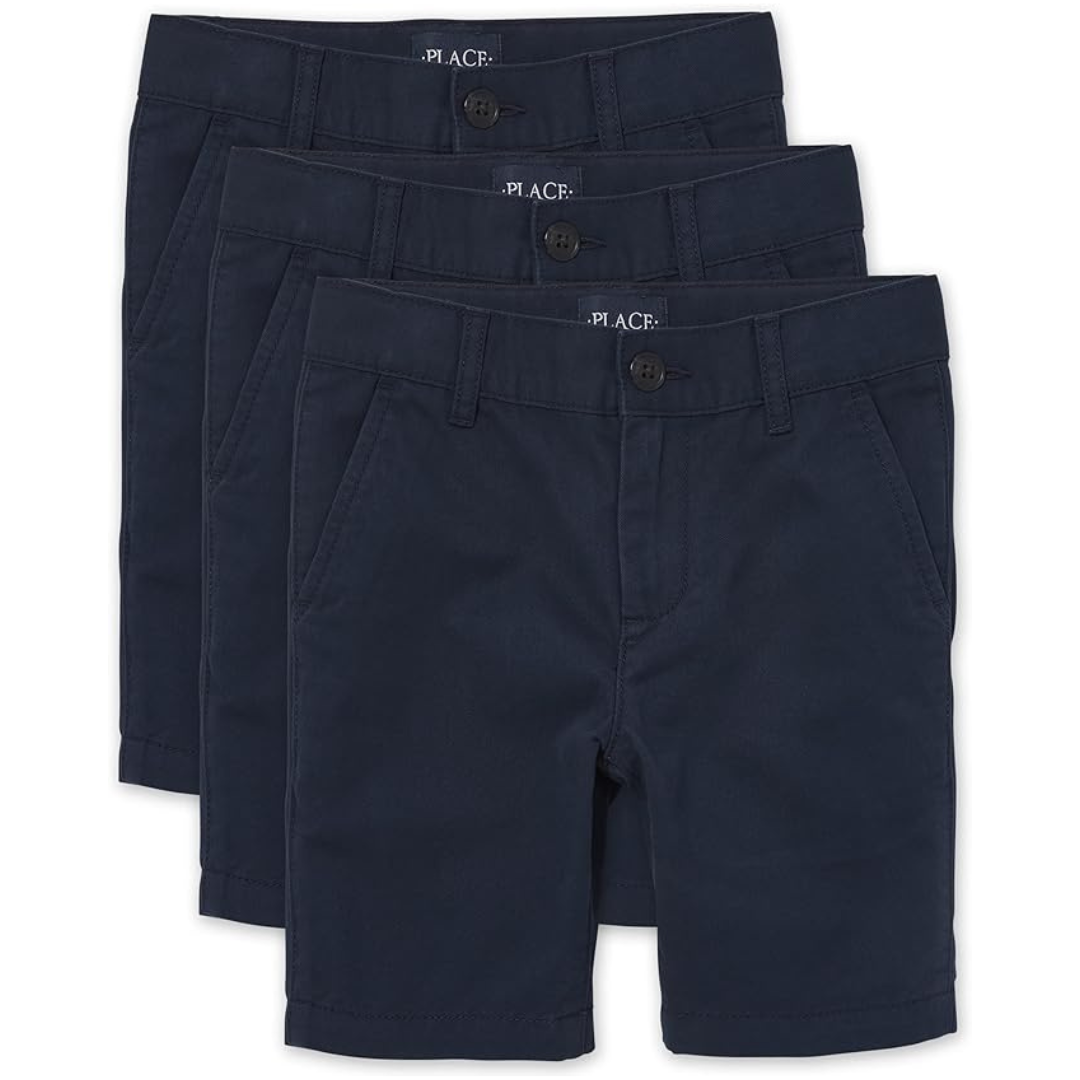 3-Pack The Children's Place Boys Stretch Chino Shorts