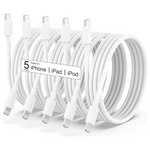 5-Pack 6ft Apple MFi Certified Universal USB-C to Lightning Cable