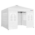 10' x 10' Heavy-Duty Pop Up Canopy Tent with 4 Side Walls