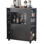 Rolling Kitchen Island Cart with Large Storage