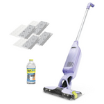 Shark VACMOP Cordless Hard Floor Cleaner, Vacuum And Spray Mop, LED Headlights, Includes 4 Disposable Pads, 12oz Multi-Surface Cleaning Solution