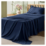 Bedsure 3 Pc Twin Sheets Set, Navy