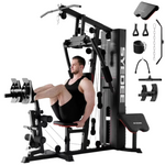 Syedee Home Gym Workout Station With 150LBS Weight Stack