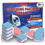 30-Pack HE Top Load & Front Load Washer Cleaner Tablets