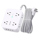 Hanycony Surge Protector Power Strip With USB C