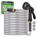 Kebose 50ft Flexible Water Hose W/10 Functional Nozzles