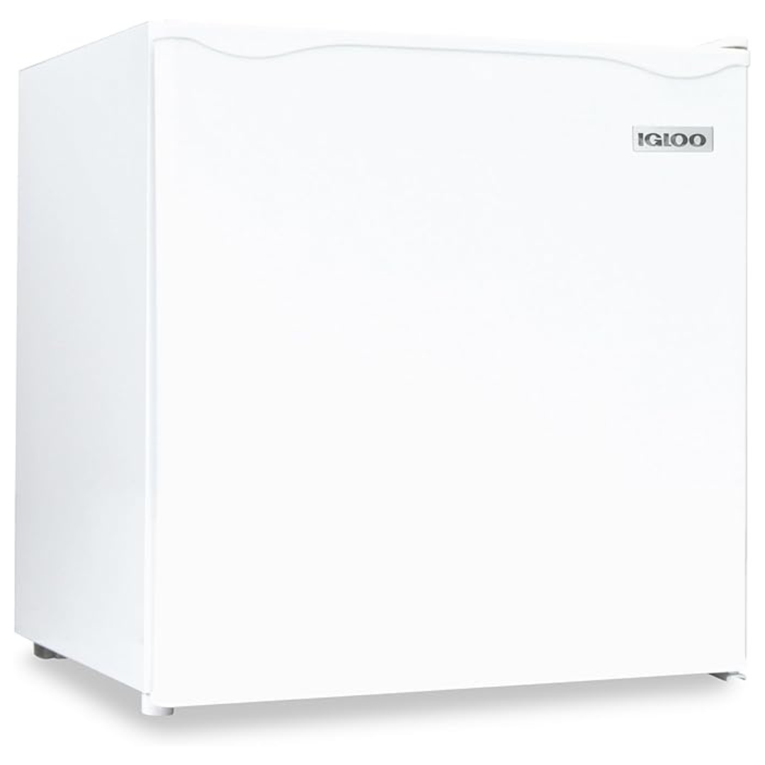 1.6 Cu.Ft. Compact Adjustable Thermostat Glass Shelves Refrigerator