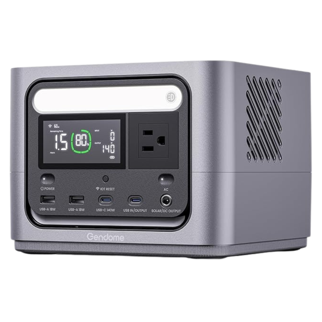 288Wh Gendome Go 300 LiFePO4 300W Power Station W/ 140W USB-C