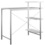 Mainstays Side Storage Desk (White)