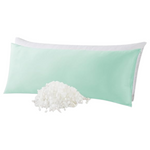 WhatsBedding Memory Foam Body Pillow W/ Zippered Cooling Cover