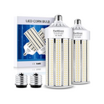 2-Pack FanNicoo 1200W E26/E39 Base LED Light Bulb