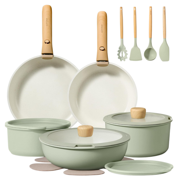 11-Piece Carote Pots and Pans Nonstick Cookware Set