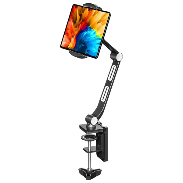 Suptek Aluminum Tablet Desk Mount Stand Flexible Cell Phone Holder